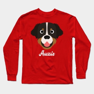 Aussie - Australian Shepherd Dog Long Sleeve T-Shirt